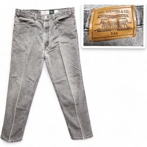 Vintage Levis 540 Jeans Mens 36x30 (Fits 34x29) Gray Grunge Orange Tab‎ PLS READ